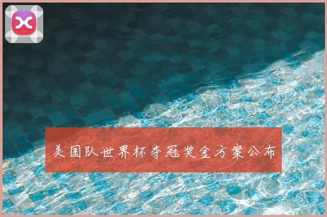 美国队世界杯夺冠奖金方案公布